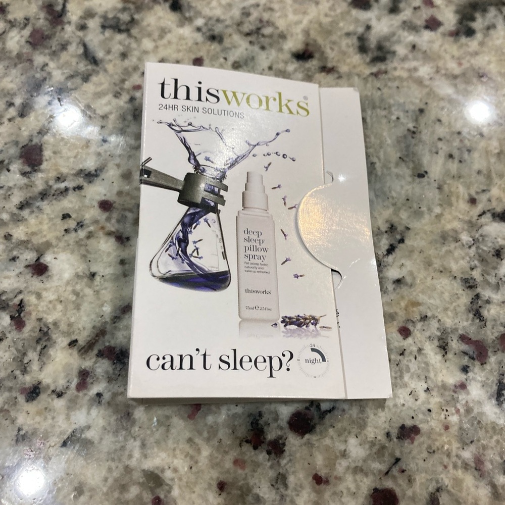 Deluxe sample this works deep sleep pillow spray 2.5ml
